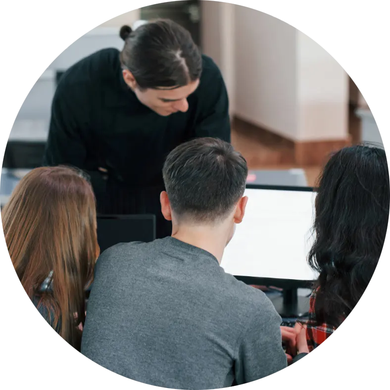 TESS Students with Trainer 4